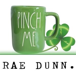 Rae Dunn 'Pinch Me' Mug Vibrant Green